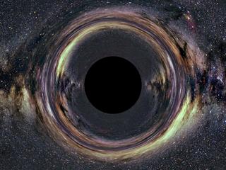 Reise in ein Schwarzes Loch