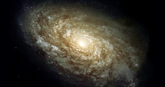Die Spiralgalaxie NGC 4414: Space Telescope Science Institute (STScI)